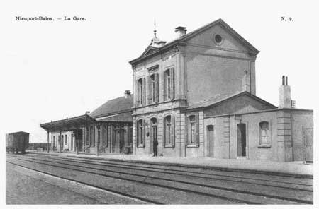 station Nieuwpoort-Bad peronkan